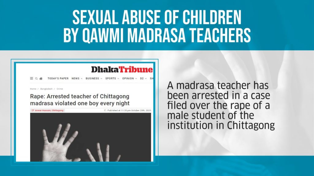 Sexual Abuse of Children by Madrasa Teachers 9 Sexual Abuse of Children by Madrasa Teachers